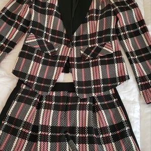 1.State two pieces. blazer and shorts. Size s